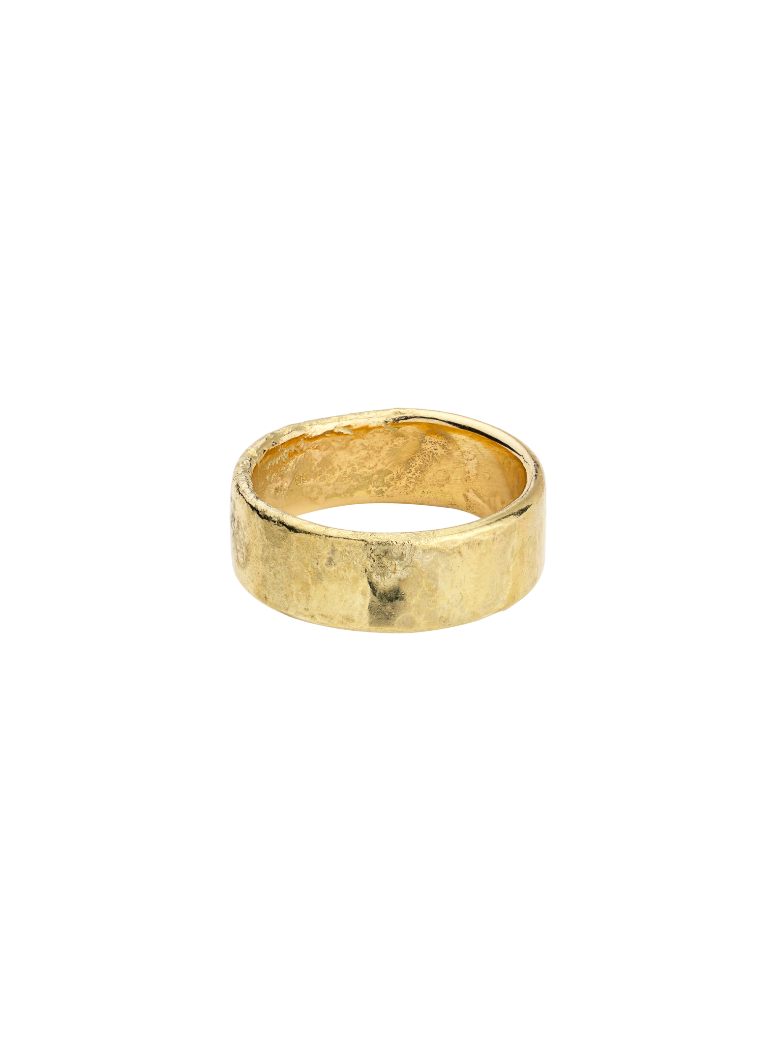 Gianni raw gold ring